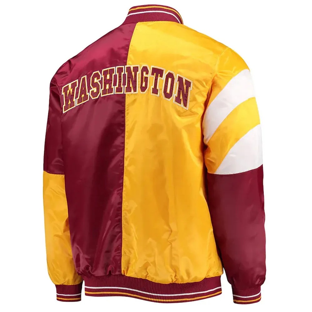 Washington Commanders Jacket Maroon NFL Team Varsity Jacket 2 Washington Commanders Jacket Maroon NFL Team Varsity Jacket