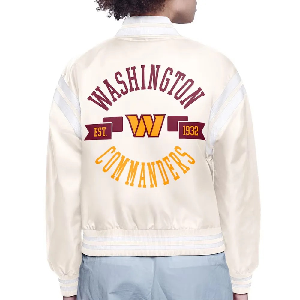 Washington Commanders Satin Jacket 2 Washington Commanders Satin Jacket