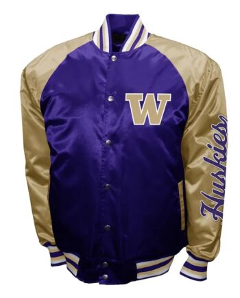 Washington Huskies The Game Satin Jacket - Modajacket