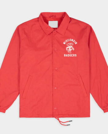 Wisconsin Badgers Vintage Bucky Coaches Jacket - Modajacket