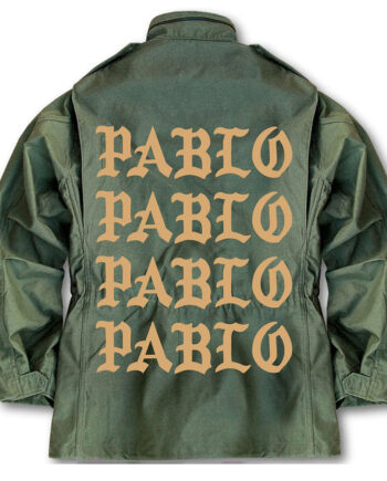 Kanye West Atlanta Pablo Pop-Up Military Jacket - Modajacket