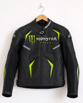 Monster Energy Alpinestars Motorcycle Leather Jacket