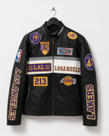 Los Angeles Lakers Men’s Moto Jacket