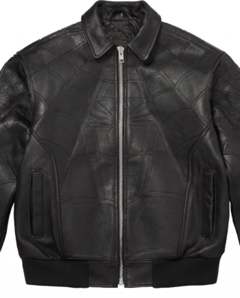 Spiderman Black Leather Jacket
