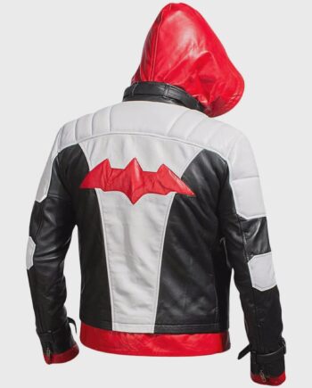 Red Hood Jason Todd Arkham City Leather Jacket Vest