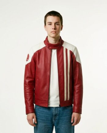 Arc Raiders Ryder Red Leather Jacket Cosplay Costume