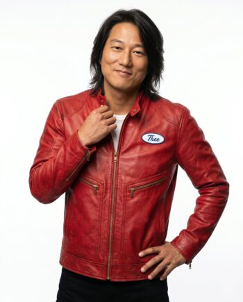 Drifter Sung Kung Red Cosplay Leather Jacket