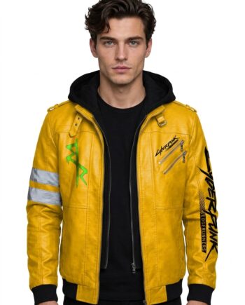 Edgerunners David Martinez Yellow Cyberpunk Jacket