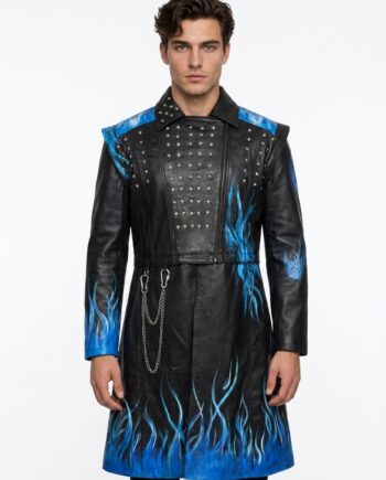 Descendants 3 Hades Gothic Trench Coat Cosplay Costume