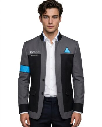 Detroit Become Human Connor RK800 Black Cotton Jacket