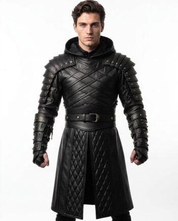 Leather Ninja Armor – Stealth Warrior LARP Cosplay Costume
