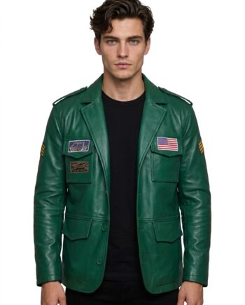 Silent Hill James Sunderland Green Leather Jacket