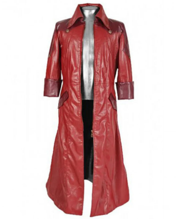 DMC 4 Dante Red Leather Coat – Devil May Cry Cosplay