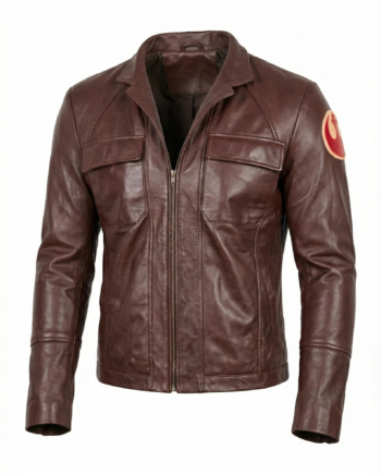 Star Wars Rebel Leather Jacket for Cosplay