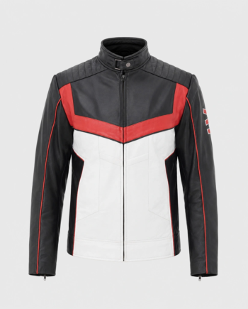 Men’s Mr Terrific Leather Jacket Black Fair Play Style
