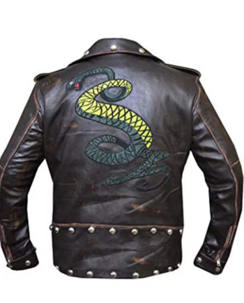 Men's Fallout 3 Tunnel Snakes Rule Leather Jacket