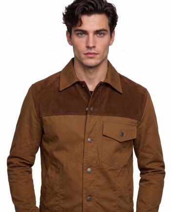 Andrew Lincoln The Walking Dead Camel Jacket