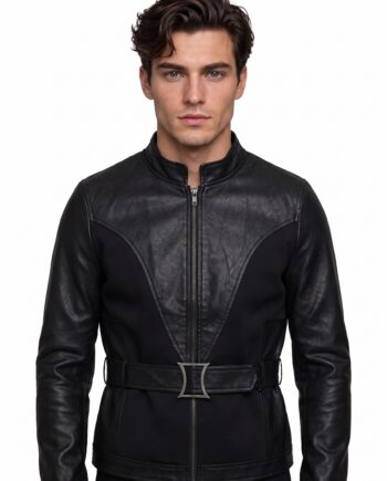 Avengers Endgame Natasha Romanoff Black Leather Jacket