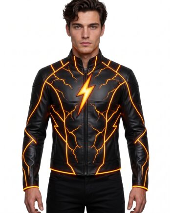 Black Racer The Flash Leather Jacket