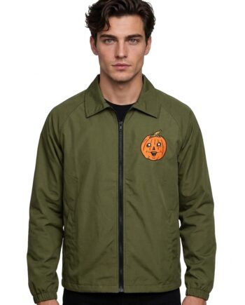 Carving Society Retro Halloween Canvas Jacket