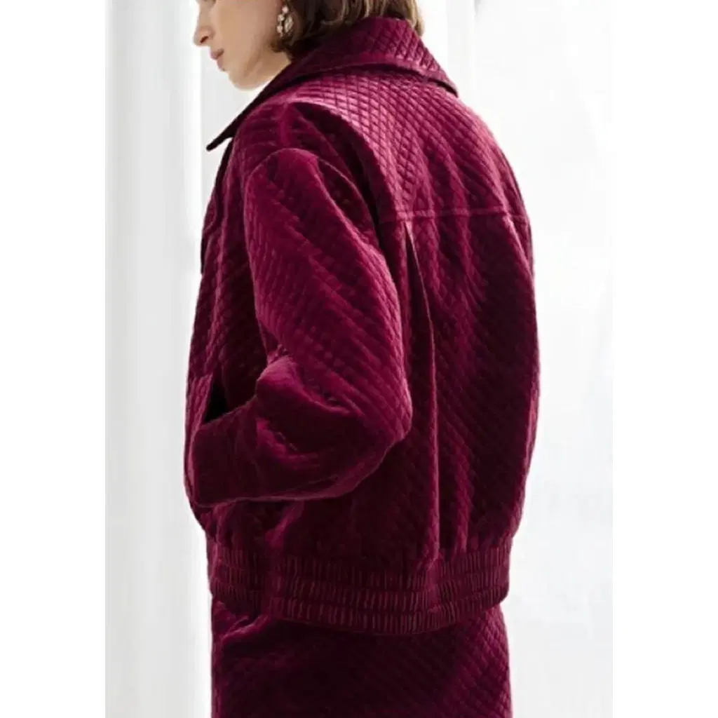 Emily In Paris Emily Cooper Velvet Jacket 3 Emily In Paris Emily Cooper Velvet Jacket