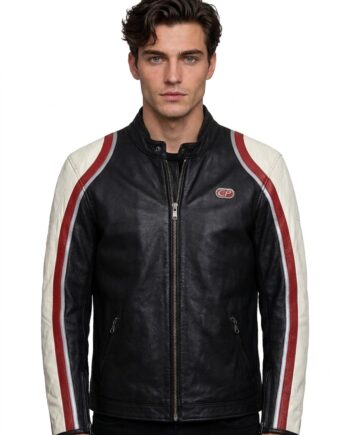 Ghost Rider Team Johnny Blaze Black Leather Jacket