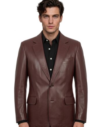 Goodfellas Henry Leather Blazer