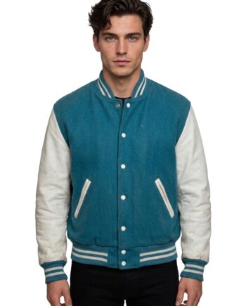 Happy Days Jefferson High Anson Williams Blue Varsity Jacket