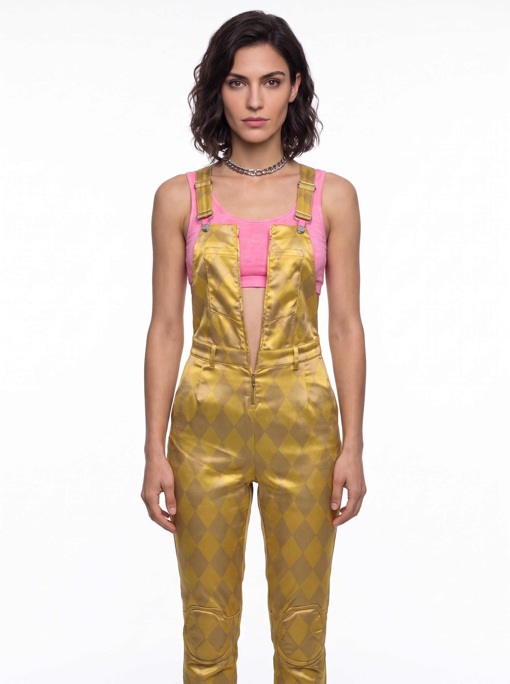 Harley Quinn Birds Of Prey Golden Romper 1 Harley Quinn Birds Of Prey Golden Romper