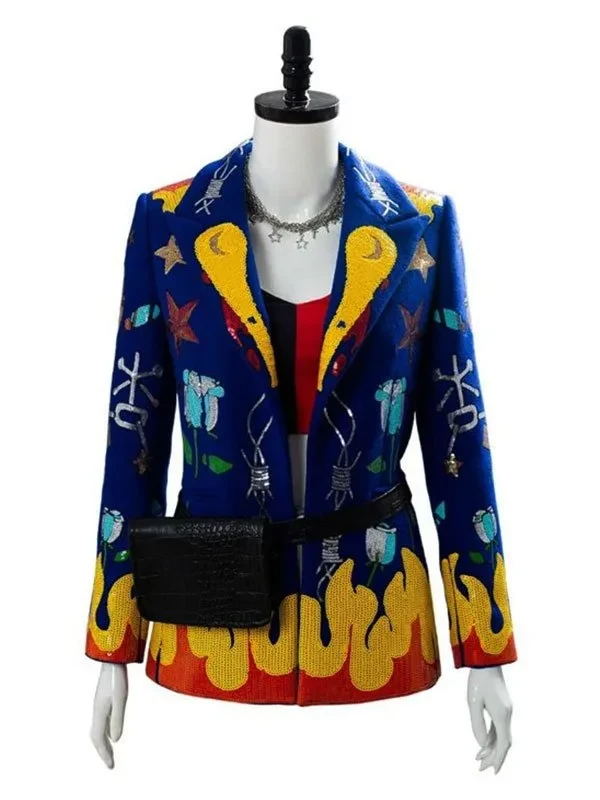 Harley Quinn Birds Of Prey Wool Blazer 1 Harley Quinn Birds Of Prey Wool Blazer