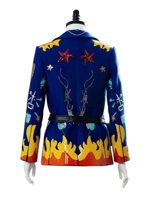 Harley Quinn Birds Of Prey Wool Blazer 2 Harley Quinn Birds Of Prey Wool Blazer
