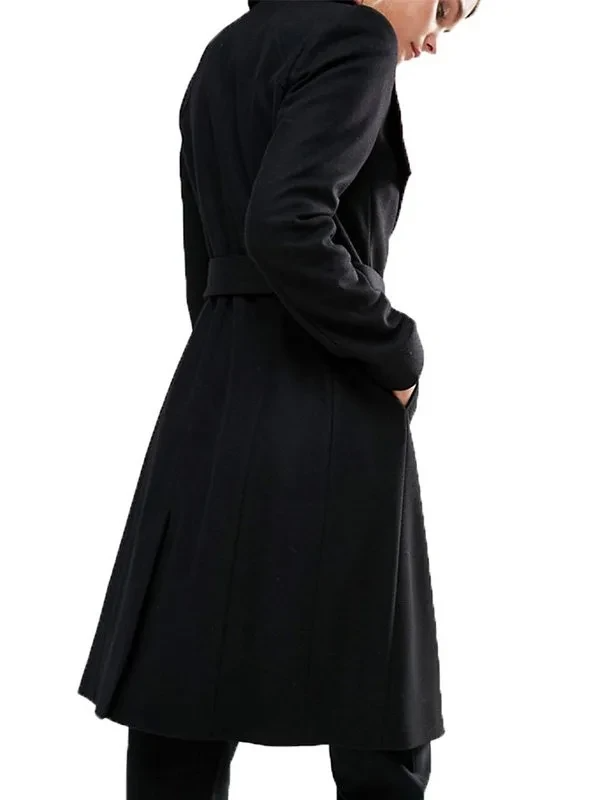 Hermione Lodge Riverdale Black Trench Coat 3 Hermione Lodge Riverdale Black Trench Coat