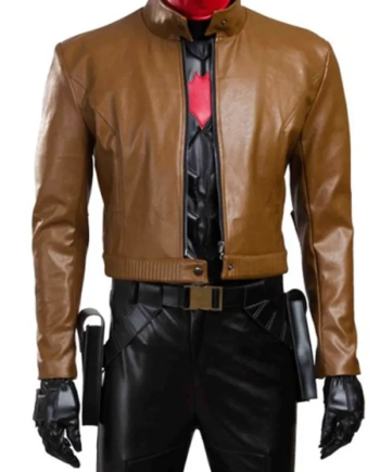 Jason Todd Batman Under The Red Hood Biker Leather Jacket