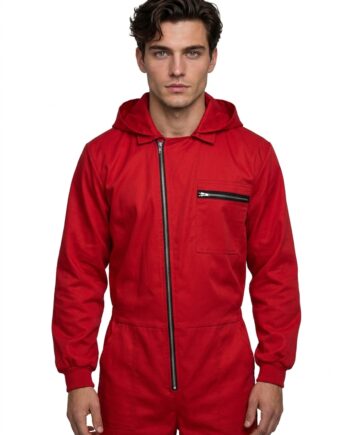 Money Heist La Casa De Papel Red Costume Jumpsuit
