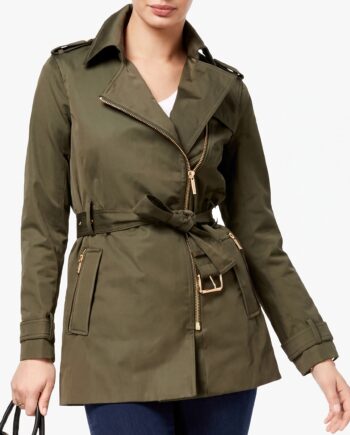 Riverdale S05 Alice Cooper Belted Green Jacket