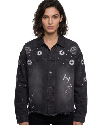 Star Wars Darth Vader Rhinestone Denim Jacket