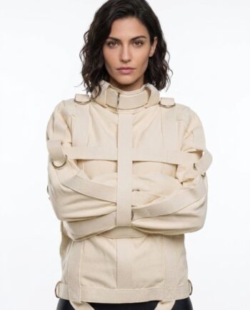 Straight White Jacket Costume