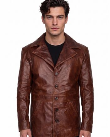 The Deuce James Franco Leather Coat