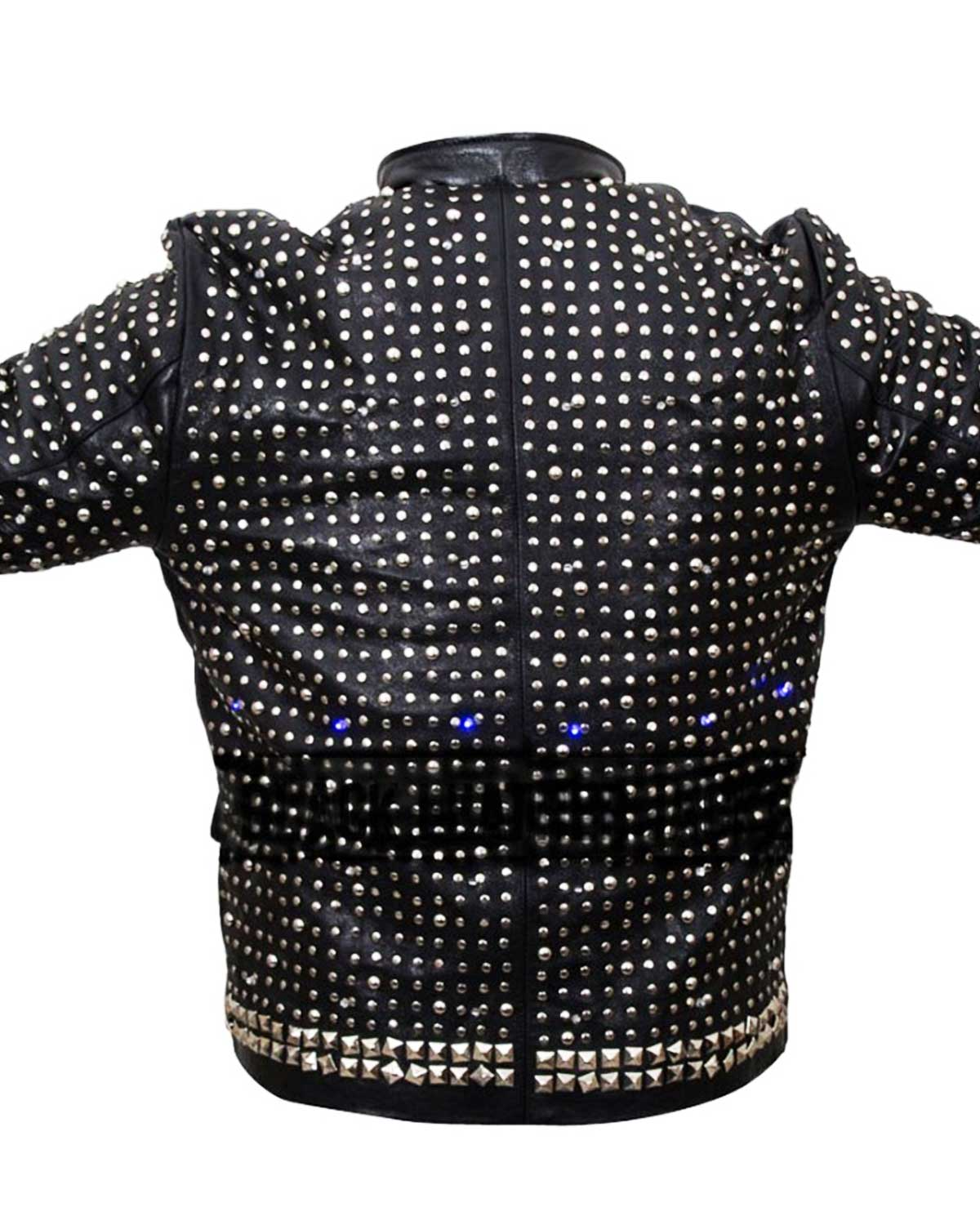 WWE Chris Jericho Sparkle Light Up Leather Jacket 2 WWE Chris Jericho Sparkle Light Up Leather Jacket