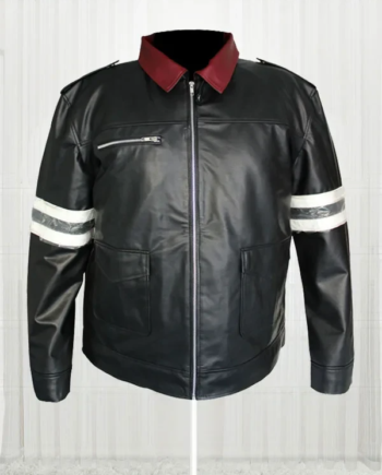 Alex Mercer Game Prototype Black Leather Jacket
