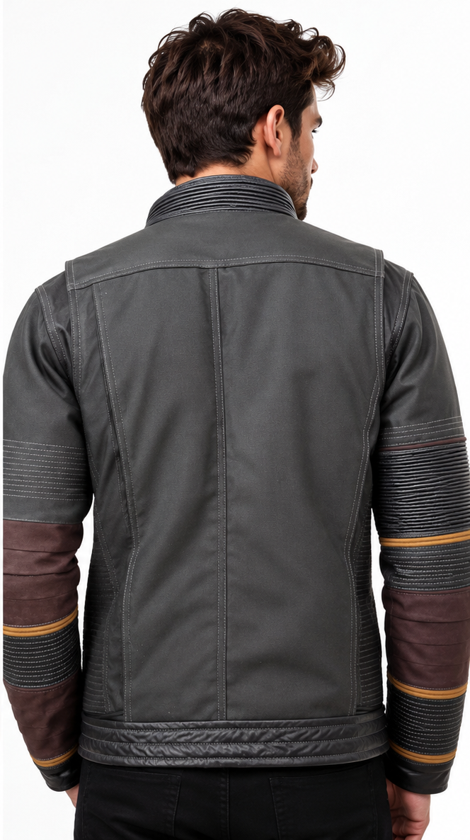 Andor Season 2 Black Distressed Cosplay Leather Jacket 2 Andor Season 2 Black Distressed Cosplay Leather Jacket