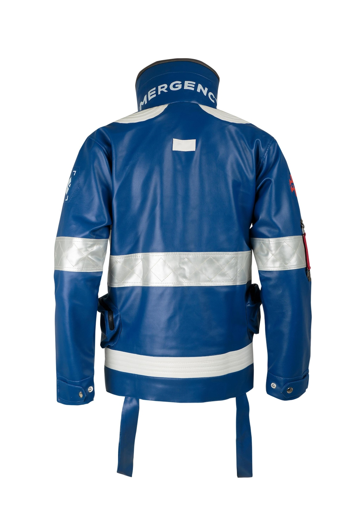 David Martinez Cybernetic 2077 Blue LED Cosplay Leather Jacket 5 David Martinez Cybernetic 2077 Blue LED Cosplay Leather Jacket