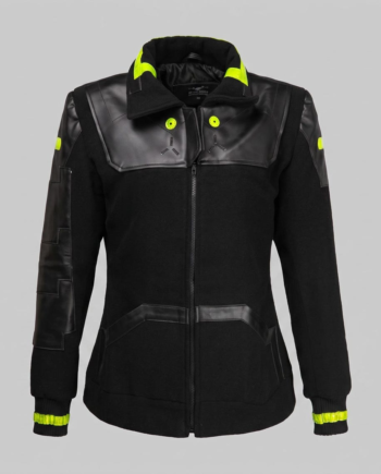 David Martinez Cyberpunk Black Cosplay Wool Jacket