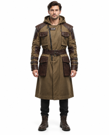 Dune Movie Inspired Distressed Stillsuit Jacket