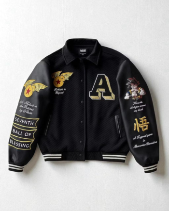 Embroidered Akira Dragon Ball Bomber Jacket