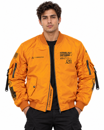 Genesis 1 Cyberpunk Yellow Tactical Techwear Cotton Jacket