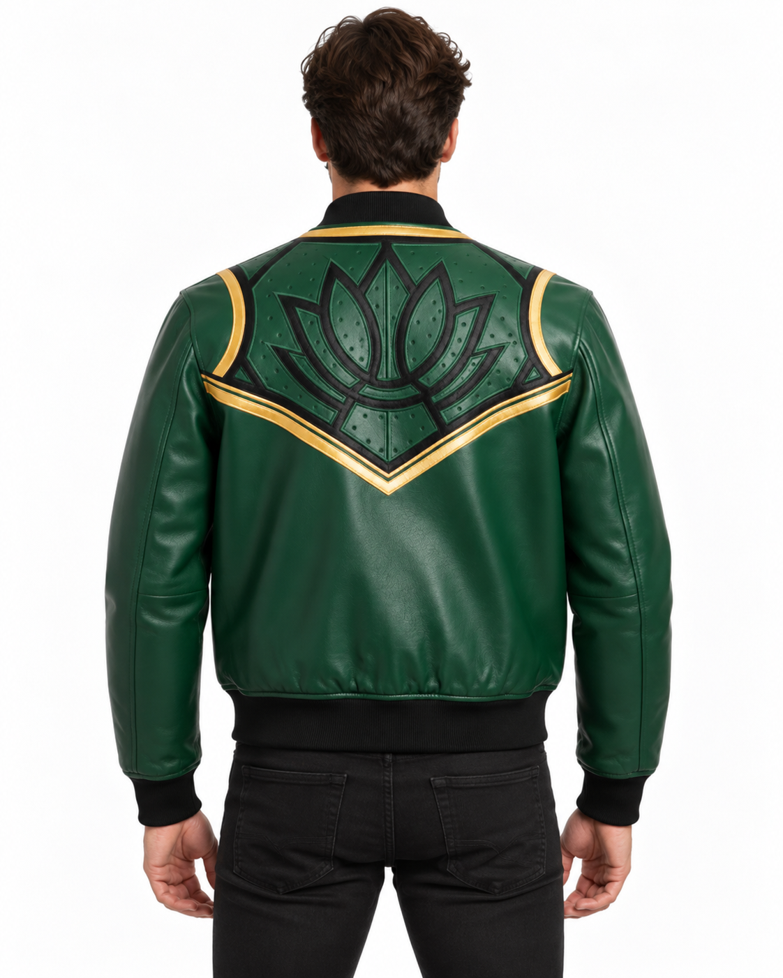 Green Dragon Ranger Power Rangers Green Bomber Leather Jacket 2 Green Dragon Ranger Power Rangers Green Bomber Leather Jacket