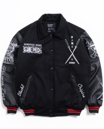 One Piece Roronoa Zoro Varsity Bomber Jacket