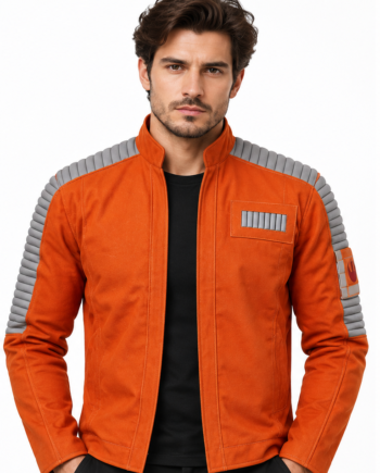Rebel X Wing Pilot Orange Cosplay Cotton Jacket