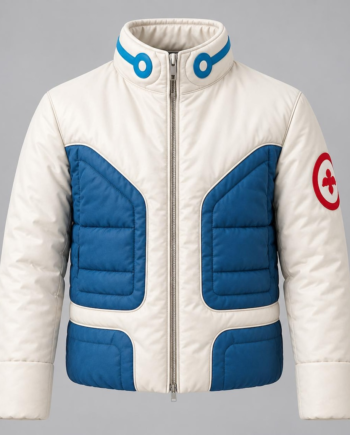 Sci-Fi Racing Video Game Puffer Jacket